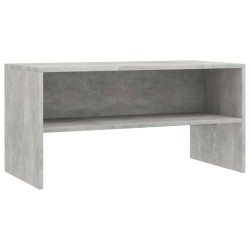 Meuble TV Gris béton 80x40x40 cm Bois d'ingénierie 626693626693