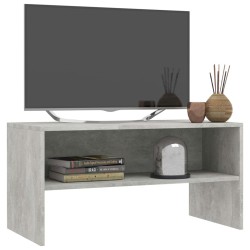 Meuble TV Gris béton 80x40x40 cm Bois d'ingénierie 626693626693