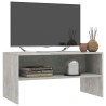 Meuble TV Gris béton 80x40x40 cm Bois d'ingénierie 626693626693