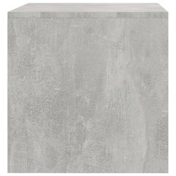 Meuble TV Gris béton 80x40x40 cm Bois d'ingénierie 626693626693