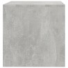 Meuble TV Gris béton 80x40x40 cm Bois d'ingénierie 626693626693