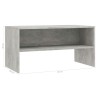 Meuble TV Gris béton 80x40x40 cm Bois d'ingénierie 626693626693