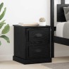 Cabinet de chevet avec tiroir Chêne noir 39 x 39 x 47.5 cm 626694626694