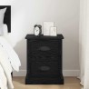 Cabinet de chevet avec tiroir Chêne noir 39 x 39 x 47.5 cm 626694626694