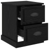 Cabinet de chevet avec tiroir Chêne noir 39 x 39 x 47.5 cm 626694626694