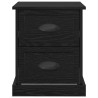 Cabinet de chevet avec tiroir Chêne noir 39 x 39 x 47.5 cm 626694626694