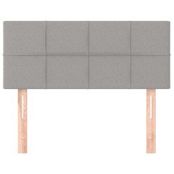 Tête de lit Gris clair 100x5x78/88 cm Tissu 626696626696
