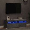 Meubles TV avec lumières LED 2 pcs gris béton 60x35x40 cm 626705626705