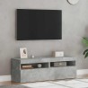 Meubles TV avec lumières LED 2 pcs gris béton 60x35x40 cm 626705626705
