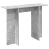 Table console Gris béton 100 x 30 x 75 cm Bois d'ingénierie 626706626706