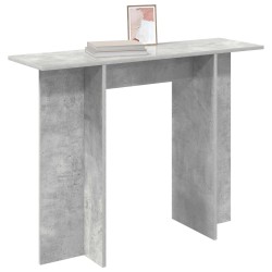 Table console Gris béton 100 x 30 x 75 cm Bois d'ingénierie 626706626706