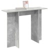 Table console Gris béton 100 x 30 x 75 cm Bois d'ingénierie 626706626706