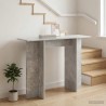 Table console Gris béton 100 x 30 x 75 cm Bois d'ingénierie 626706626706