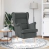 Fauteuil gris foncé 74x84x100 cm tissu 626707626707