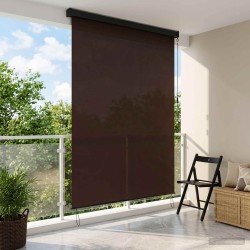 Store enrouleur Marron 140 x 250 cm Tissu et Aluminium 626712626712