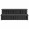 Marchepied de bain à remous avec rangement 2 étapes Noir PP 626713626713