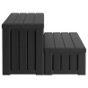 Marchepied de bain à remous avec rangement 2 étapes Noir PP 626713626713