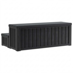 Marchepied de bain à remous avec rangement 2 étapes Noir PP 626713626713