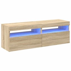 Meubles TV avec lumières LED 2 pcs Chêne sonoma 60x35x40 cm 626714626714