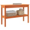 Table console Brun ciré 110 x 40 x 75 cm Pin massif 626715626715
