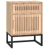 Table de chevet 40x30x55,5 cm bois d’ingénierie et fer 626716626716