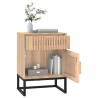 Table de chevet 40x30x55,5 cm bois d’ingénierie et fer 626716626716