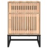 Table de chevet 40x30x55,5 cm bois d’ingénierie et fer 626716626716