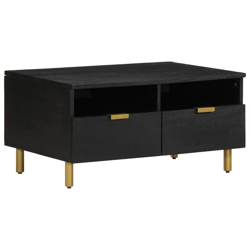 Table basse noir 80x54x40 cm bois d'ingénierie 626720626720