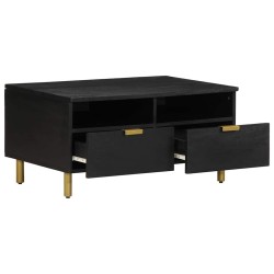 Table basse noir 80x54x40 cm bois d'ingénierie 626720626720