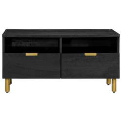 Table basse noir 80x54x40 cm bois d'ingénierie 626720626720