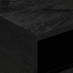 Table basse noir 80x54x40 cm bois d'ingénierie 626720626720