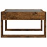 Table basse avec LED infini chêne fumé 50x53x30 cm 626721626721