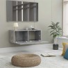 Meuble TV Gris béton 80x30x30 cm Bois d’ingénierie 626722626722
