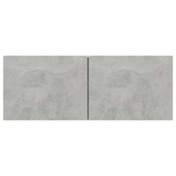 Meuble TV Gris béton 80x30x30 cm Bois d’ingénierie 626722626722