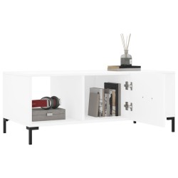 Table basse blanc 102x50x40 cm bois d'ingénierie 626723626723