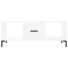 Table basse blanc 102x50x40 cm bois d'ingénierie 626723626723