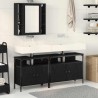 Meubles de salle de bain 3 pcs Noir Bois d'ingénierie 626726626726