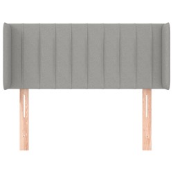 Tête de lit avec oreilles Gris clair 103x16x78/88 cm Tissu 626729626729