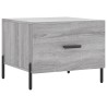 Table basse Sonoma gris 50x50x40 cm Bois d'ingénierie 626730626730
