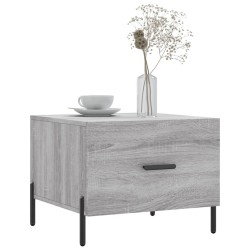 Table basse Sonoma gris 50x50x40 cm Bois d'ingénierie 626730626730