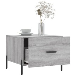 Table basse Sonoma gris 50x50x40 cm Bois d'ingénierie 626730626730