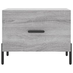 Table basse Sonoma gris 50x50x40 cm Bois d'ingénierie 626730626730