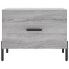 Table basse Sonoma gris 50x50x40 cm Bois d'ingénierie 626730626730