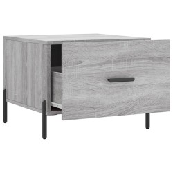 Table basse Sonoma gris 50x50x40 cm Bois d'ingénierie 626730626730