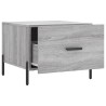 Table basse Sonoma gris 50x50x40 cm Bois d'ingénierie 626730626730