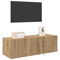 Meuble TV mural 100 x 35 x 31 cm Chêne artisanal 626733626733