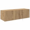 Meuble TV mural 100 x 35 x 31 cm Chêne artisanal 626733626733