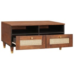 Table basse avec tiroir 80 x 54 x 40 cm Bois de mangue massif 626735626735