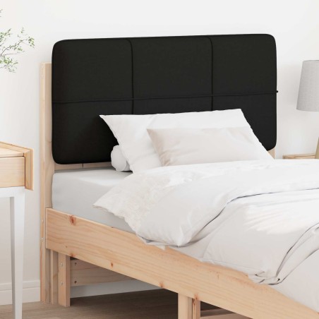 Tête de lit capitonnée Marron et Noir 75 cm Pin massif 626737626737