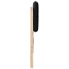 Tête de lit capitonnée Marron et Noir 75 cm Pin massif 626737626737